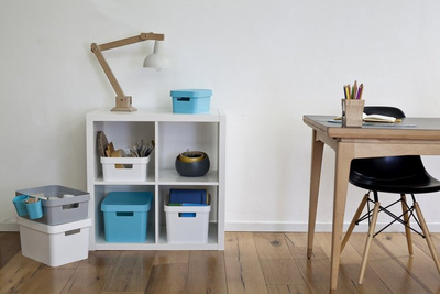 Curver Infinity Bin met Deksel Wit 17l