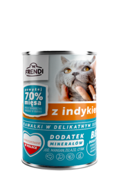 Frendi Stukjes in Kalkoen Delicate Saus 400g