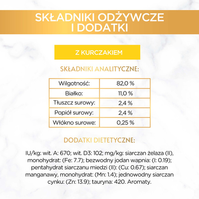 Purina Gourmet Gold Sauce Delight met Kip 85g