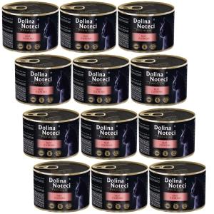 DOLINA NOTECI Premium voor katten zalmfilet 12x185g