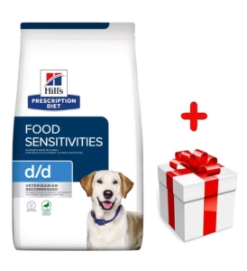 Hill's PD Prescription Diet Canine d/d Eend & Rijst 12kg + GRATIS een verrassing voor je hond!