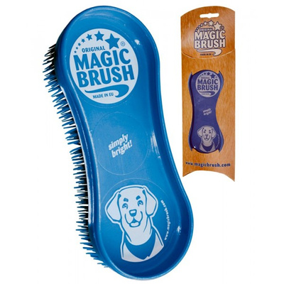 KERBL MagicBrush Blauwe Hondenborstel 
