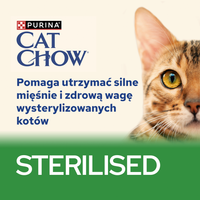 CAT CHOW Gesteriliseerd kattenvoer met lam en sperziebonen in saus 85g - 20 SASKETS + 6 GRATIS !!!