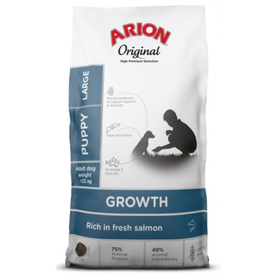 ARION Original Growth Zalm Puppy Grote Rassen 12kg