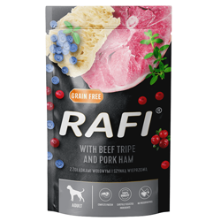 Dolina Noteci Rafi met rundermaagjes en varkensham 500g
