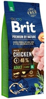 Brit Premium By Nature Adult XL met Kip 15kg + GRATIS een verrassing voor je hond!