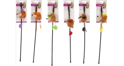 FLAMINGO-geluidstaaf met kattenkruid voor katten egel