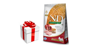 Farmina N&D Ancestral Grain Canine Adult Mini Kip & Granaatappel 7kg + GRATIS een verrassing voor je hond!