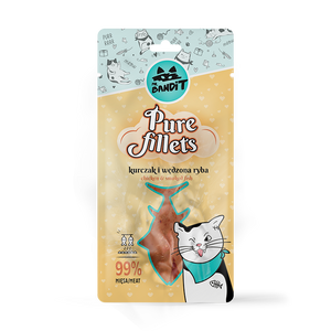 Mr Bandit Pure Filets kip en gerookte vis 30g