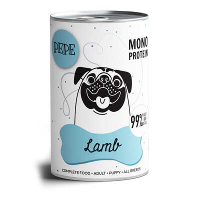 Paka Pets Pepe Mono Protein Lamb 400g