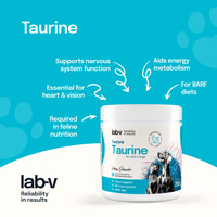 Lab-v Taurine - Essentiële ondersteuning voor hart, gezichtsvermogen en zenuwstelsel 250 g