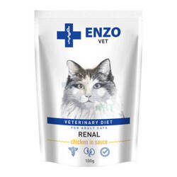 ENZO VET Renal met kip in saus voor katten 100g