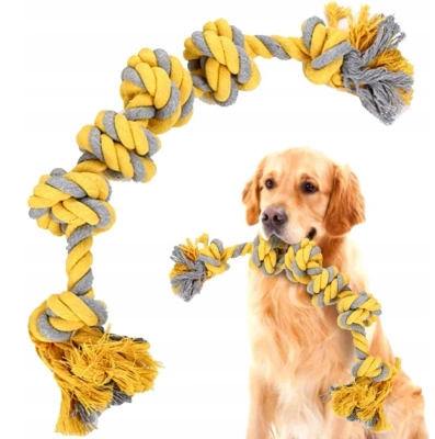 NUXIE Katoenen hondentrekker met 4 knopen xxl 60cm