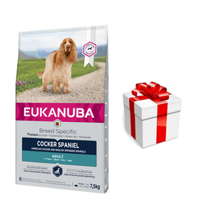Eukanuba Adult Cocker Spaniel 7,5kg + GRATIS een verrassing voor je hond!