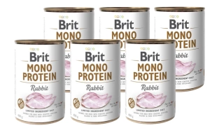 Brit Mono Eiwit met Konijn 6x400g