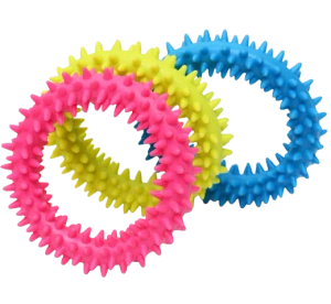 NUXIE® rubber hondenspeeltje ringo 11cm