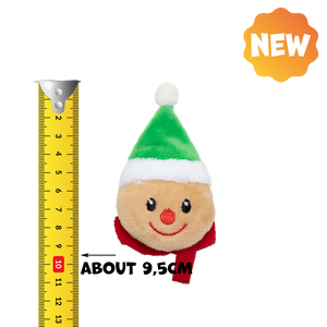 UNIQ PETS PLUS TOY PURRNIP katachtige peperkoekman hoofd met kattenkruid 7x6cm