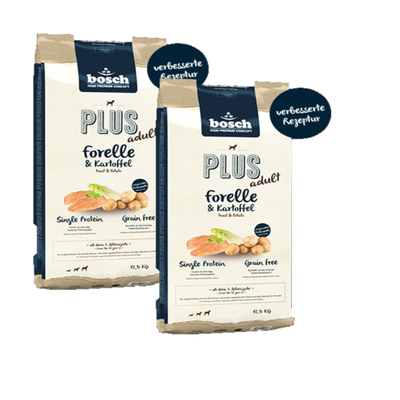 BOSCH Plus Adult Forel & Aardappelen 2x12,5kg