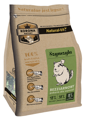 KORONA NATURY Natural-Vit voeding voor chinchilla's 1.6kg