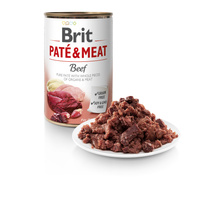 Brit Pate & Vlees met Rundvlees 12x400g