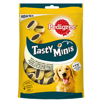 Pedigree Tasty Minis Rund & Kaas 140g