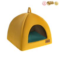 RECOBED hondenkrat Welurove honey S 40x40cm