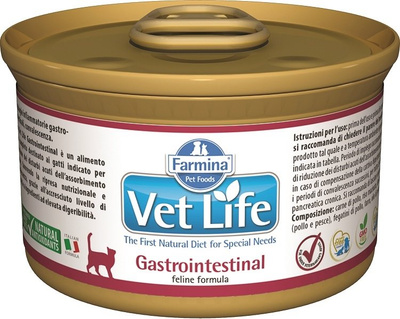 Farmina Vet Life Feline Gastro-intestinaal 12x85g
