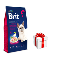 Brit Cat Premium By Nature Gesteriliseerd Kip 8kg + GRATIS een verrassing voor je kat!