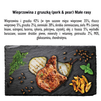 Paka Zwierzaka - Droogvoer SH Varkensvlees met peer "S" 1.5kg