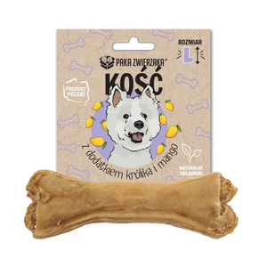 PACK OF ANIMALS - bot met konijn en mango L (13,5cm)