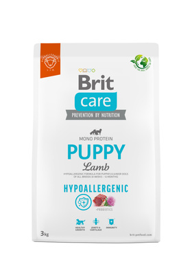 BRIT CARE Hypoallergeen Puppy Lam 3kg