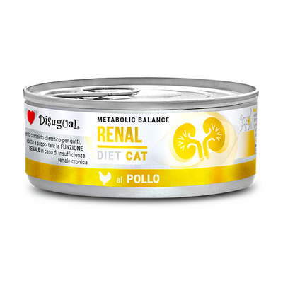 Disugual Veterinary natvoer voor katten RENAL Kip (volwassen) 85g