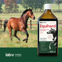 Lab-v Equihard - Uitgebreide formule voor gezonde gewrichten voor paarden en pony's 2x500 ml