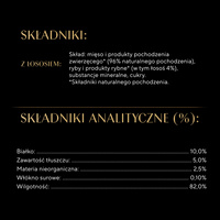 SHEBA Finesse tray 85 g - volledig natvoer voor volwassen katten, met zalm, in pate