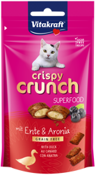 Vitakraft Crispy Crunch met eend en appelbes voor katten 60g