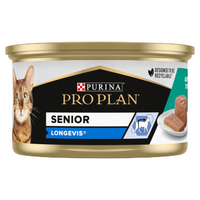 Purina Pro Plan Senior Longevis kattenmousse met tonijn 12x85 g