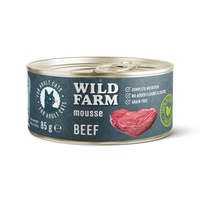 WILD FARM Mousse Rund 12x80g - graanvrije mousse voor katten