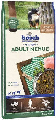 BOSCH Adult Menue Gevogelte 15kg + GRATIS een verrassing voor je hond!