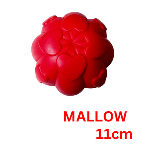 Doggo Stoer Mallow Design hondenspeeltje (rood)