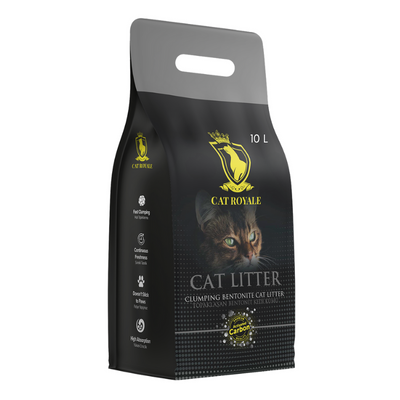 Cat Royale actieve koolstof bentoniet strooisel 10l