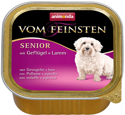 Animonda Hond Vom Feinsten Senior Gevogelte met Lam 150g