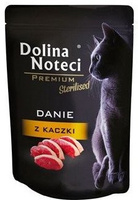 Dolina Noteci Premium voor gesteriliseerde katten Eendenschotel 85g 
