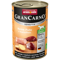 ANIMONDA GranCarno Sensitiv Adult Hondensmaak: Kalkoen + aardappelen 400g