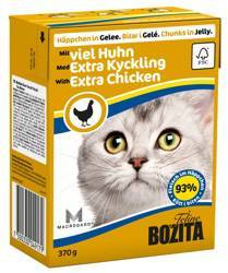 BOZITA Cat Gehakt Kip in Gelei 370g