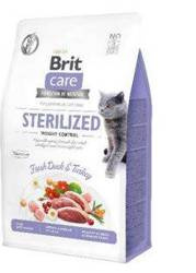 Brit Care Cat Grain-Free Sterilised Weight Control met Eend en Kalkoen 400g