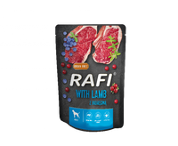 Rafi met lam voor honden - zakje 10x300g (zwarte verpakking)