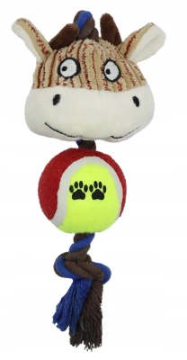 Touwtrekkend hondenspeeltje 28 cm