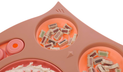 Kerbl educatief hondenspeeltje, uil, roze/bruin, 30 x 28 cm