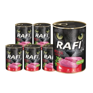 Dolina Noteci Rafi Kat Adult met Kalfsvlees 12x400g