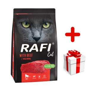 Dolina Noteci Rafi Cat Droogvoer voor katten met rundvlees 7kg + GRATIS een verrassing voor je kat!
